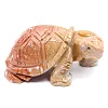 Figura de tartaruga em esteatite natural da Bolívia - 3