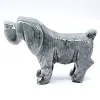 Figura de cão esculpida em esteatite boliviana - 1