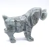 Figura de cão esculpida em esteatite boliviana - 3