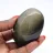 Seixo de obsidiana dourada do México, pedra natural polida