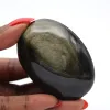 Obsidiana dourada do México em seixo polido, peso 80 g - 0