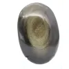 Seixo polido de obsidiana dourada mexicana, formato de 80 g - 2