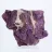 Purpurite natural de Portugal montada em suporte