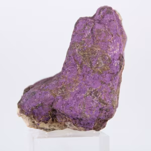 Purpurite de Portugal sobre suporte – Mineral natural bruto