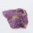 Purpurite bruta de Portugal – Espécime roxo sobre suporte