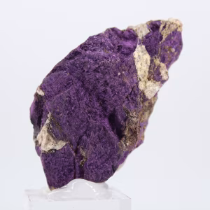 Purpurite portuguesa sobre suporte – Amostra mineral bruta