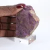 Purpurite bruta portuguesa – Mineral de coleção sobre suporte - 1