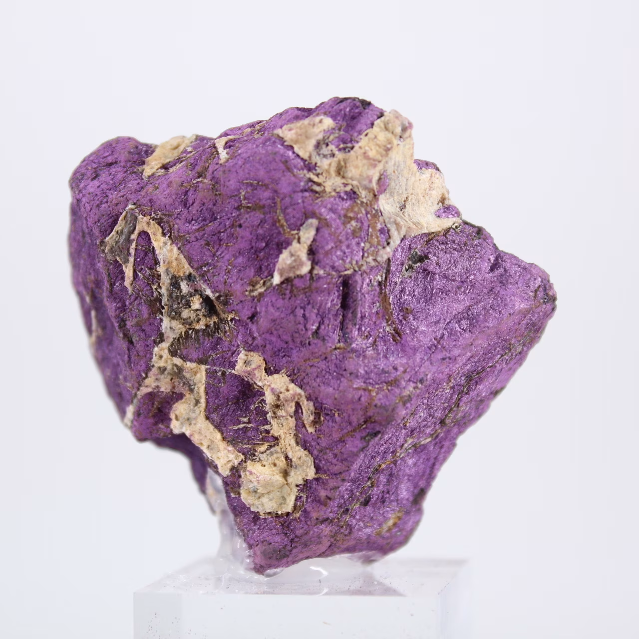 Purpurite de Portugal bruta – Amostra natural sobre suporte