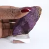 Purpurite bruta de Portugal sobre suporte – Coleção mineralógica - 1